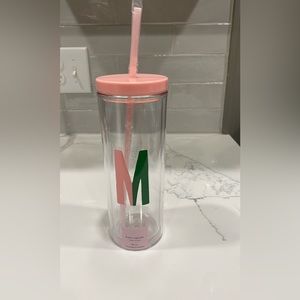 Kate Spade “M” insulated Tumbler
